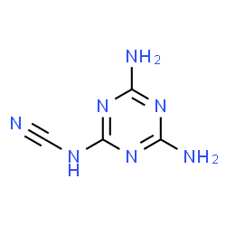 ChemSpider 2D Image | (4,6-Diamino-1,3,5-triazin-2-yl)cyanamide | C4H5N7