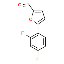 ChemSpider 2D Image | 5-(2,4-Difluorophenyl)-2-furaldehyde | C11H6F2O2