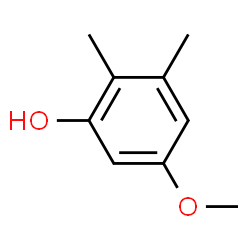 ChemSpider 2D Image | 2,3-Dimethyl-5-methoxyphenol | C9H12O2