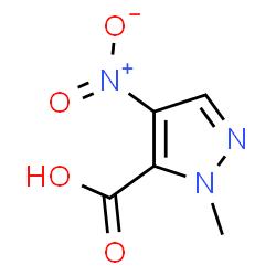 ChemSpider 2D Image | 1-Methyl-4-nitro-1H-pyrazole-5-carboxylic acid | C5H5N3O4