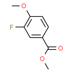 ChemSpider 2D Image | Methyl 3-fluoro-4-methoxybenzoate | C9H9FO3