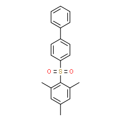 ChemSpider 2D Image | 4-(Mesitylsulfonyl)biphenyl | C21H20O2S
