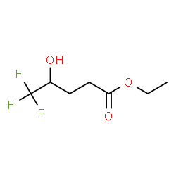 ChemSpider 2D Image | ethyl 5,5,5-trifluoro-4-hydroxypentanoate | C7H11F3O3
