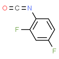 ChemSpider 2D Image | 2,4-Difluorophenyl Isocyanate | C7H3F2NO
