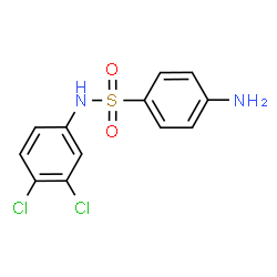 ChemSpider 2D Image | 4-Amino-N-(3,4-dichlorophenyl)benzenesulfonamide | C12H10Cl2N2O2S