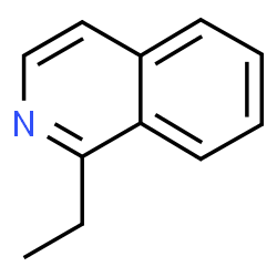 ChemSpider 2D Image | 1-Ethylisoquinoline | C11H11N
