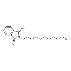 ChemSpider 2D Image | N-[10-Bromodecyl]phthalimide | C18H24BrNO2