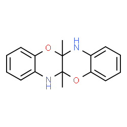 ChemSpider 2D Image | 5a,11a-Dimethyl-5a,6,11a,12-tetrahydro[1,4]benzoxazino[3,2-b][1,4]benzoxazine | C16H16N2O2