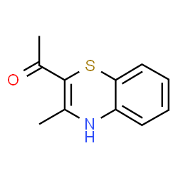 ChemSpider 2D Image | 2-Acetyl-3-methyl-4H-1,4-benzthiazine | C11H11NOS