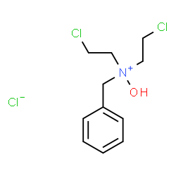 ChemSpider 2D Image | Benzyl[bis(2-chloroethyl)]hydroxyammonium chloride | C11H16Cl3NO