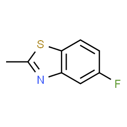 ChemSpider 2D Image | 5-Fluoro-2-methylbenzothiazole | C8H6FNS