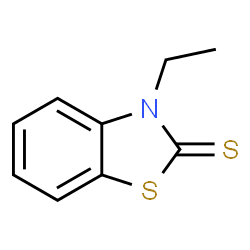 ChemSpider 2D Image | 3-Ethylbenzothiazolin-2-thione | C9H9NS2