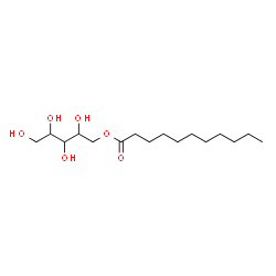 ChemSpider 2D Image | 1-O-Undecanoylpentitol | C16H32O6