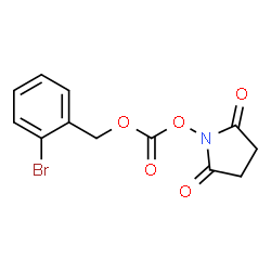 ChemSpider 2D Image | N-(2-BROMOBENZYLOXYCARBONYLOXY)SUCCINIMIDE | C12H10BrNO5