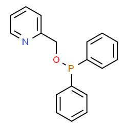 ChemSpider 2D Image | 2-Pyridinylmethyl diphenylphosphinite | C18H16NOP