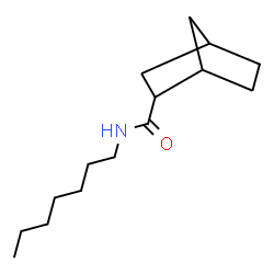 ChemSpider 2D Image | N-Heptylbicyclo[2.2.1]heptane-2-carboxamide | C15H27NO