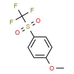 ChemSpider 2D Image | 4-(Trifluoromethylsulfonyl)anisole | C8H7F3O3S