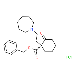 ChemSpider 2D Image | (R)-amicibone hydrochloride | C22H32ClNO3