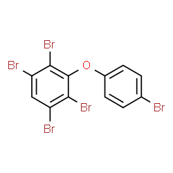 ChemSpider 2D Image | 2,3,4',5,6-PENTABROMODIPHENYL ETHER | C12H5Br5O