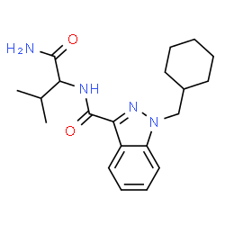 ChemSpider 2D Image | AB-CHMINACA, (+/-)- | C20H28N4O2
