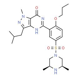 ChemSpider 2D Image | PROPOXYPHENYL ISOBUTYL AILDENAFIL | C25H36N6O4S