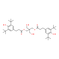 ChemSpider 2D Image | PENTAERYTHRITOL BIS(3,5-DI-TERT-BUTYL-4-HYDROXYHYDROCINNAMATE) | C39H60O8