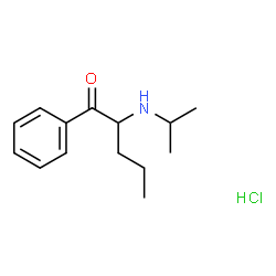ChemSpider 2D Image | N-ISOPROPYLPENTEDRONE HYDROCHLORIDE | C14H22ClNO