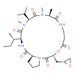 ChemSpider 2D Image | EPI-DESTRUXIN E | C29H47N5O8