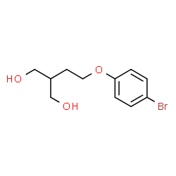 ChemSpider 2D Image | 2-[2-(4-Bromophenoxy)ethyl]-1,3-propanediol | C11H15BrO3
