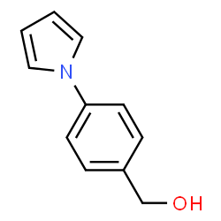 ChemSpider 2D Image | N-(4-Hydroxymethylphenyl)pyrrole | C11H11NO