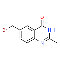 ChemSpider 2D Image | 6-(Bromomethyl)-2-methyl-4(1H)-quinazolinone | C10H9BrN2O