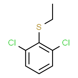 ChemSpider 2D Image | 2,6-Dichlorophenyl ethyl sulphide | C8H8Cl2S