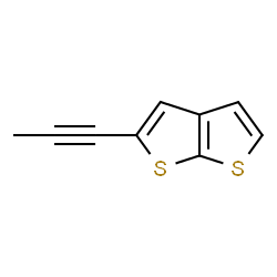 ChemSpider 2D Image | 2-Prop-1-ynylthieno[2,3-b]thiophene | C9H6S2