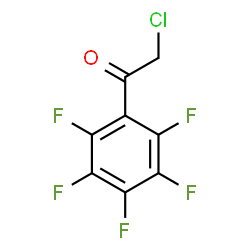 ChemSpider 2D Image | 2-Chloro-1-(pentafluorophenyl)ethanone | C8H2ClF5O