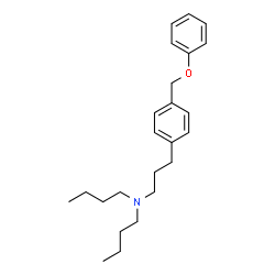 ChemSpider 2D Image | N-Butyl-N-{3-[4-(phenoxymethyl)phenyl]propyl}-1-butanamine | C24H35NO