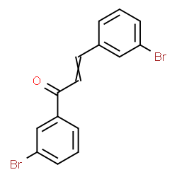 ChemSpider 2D Image | 1,3-Bis(3-bromophenyl)-2-propen-1-one | C15H10Br2O