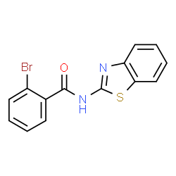 ChemSpider 2D Image | N-[Benzo[d]thiazol-2-yl]-2-bromobenzamide | C14H9BrN2OS