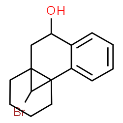 ChemSpider 2D Image | 15-Bromotetracyclo[8.4.1.0~1,10~.0~2,7~]pentadeca-2,4,6-trien-8-ol | C15H17BrO