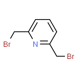 ChemSpider 2D Image | 2,6-Di(bromomethyl)pyridine | C7H7Br2N