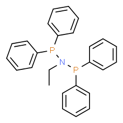 ChemSpider 2D Image | N-(Diphenylphosphino)-N-ethyl-P,P-diphenylphosphinous amide | C26H25NP2