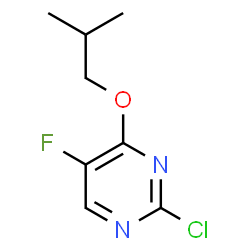 ChemSpider 2D Image | 2-Chloro-5-fluoro-4-isobutoxypyrimidine | C8H10ClFN2O