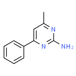 ChemSpider 2D Image | 4-Methyl-6-phenyl-2-pyrimidinamine | C11H11N3