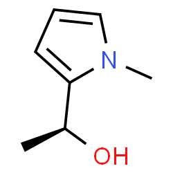 ChemSpider 2D Image | (1S)-1-(1-Methyl-1H-pyrrol-2-yl)ethanol | C7H11NO