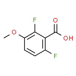 ChemSpider 2D Image | 2,6-Difluoro-3-methoxybenzoic acid | C8H6F2O3