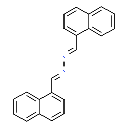 ChemSpider 2D Image | (1E,2E)-Bis(1-naphthylmethylene)hydrazine | C22H16N2