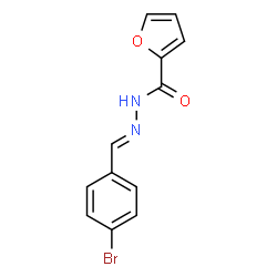 ChemSpider 2D Image | N'-[(E)-(4-Bromophenyl)methylene]-2-furohydrazide | C12H9BrN2O2