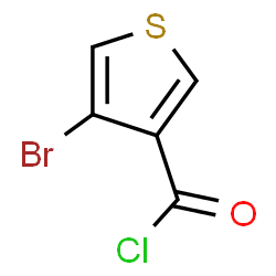 ChemSpider 2D Image | 4-Bromo-3-thiophenecarbonyl chloride | C5H2BrClOS