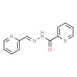 ChemSpider 2D Image | N'-[(E)-2-Pyridinylmethylene]-2-pyridinecarbohydrazide | C12H10N4O