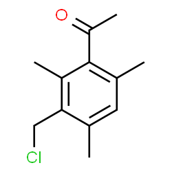 ChemSpider 2D Image | 1-(3-Chloromethyl-2,4,6-trimethylphenyl)ethanone | C12H15ClO