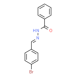 ChemSpider 2D Image | N'-[(E)-(4-Bromophenyl)methylene]benzohydrazide | C14H11BrN2O